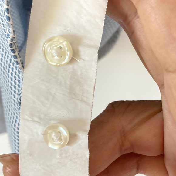 Preloved Zara Man Plaid Office Cocktail Slim Fit Dress Shirt - Size Small - Picture 12 of 14